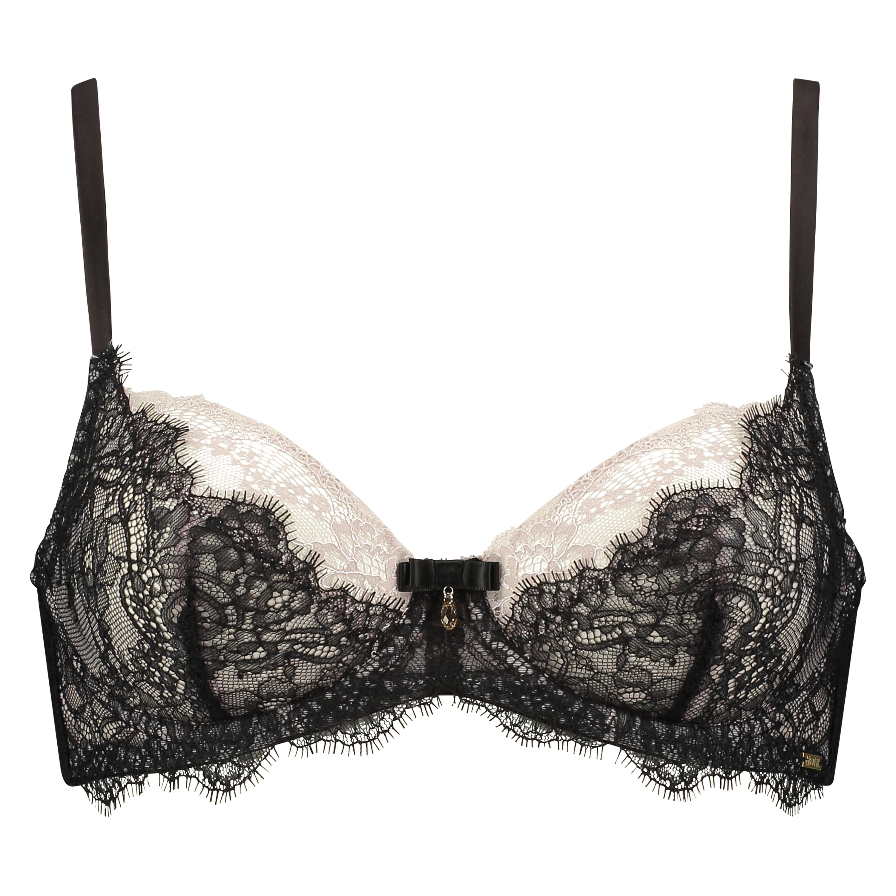 Non-padded underwired bra Kimber, Black, main