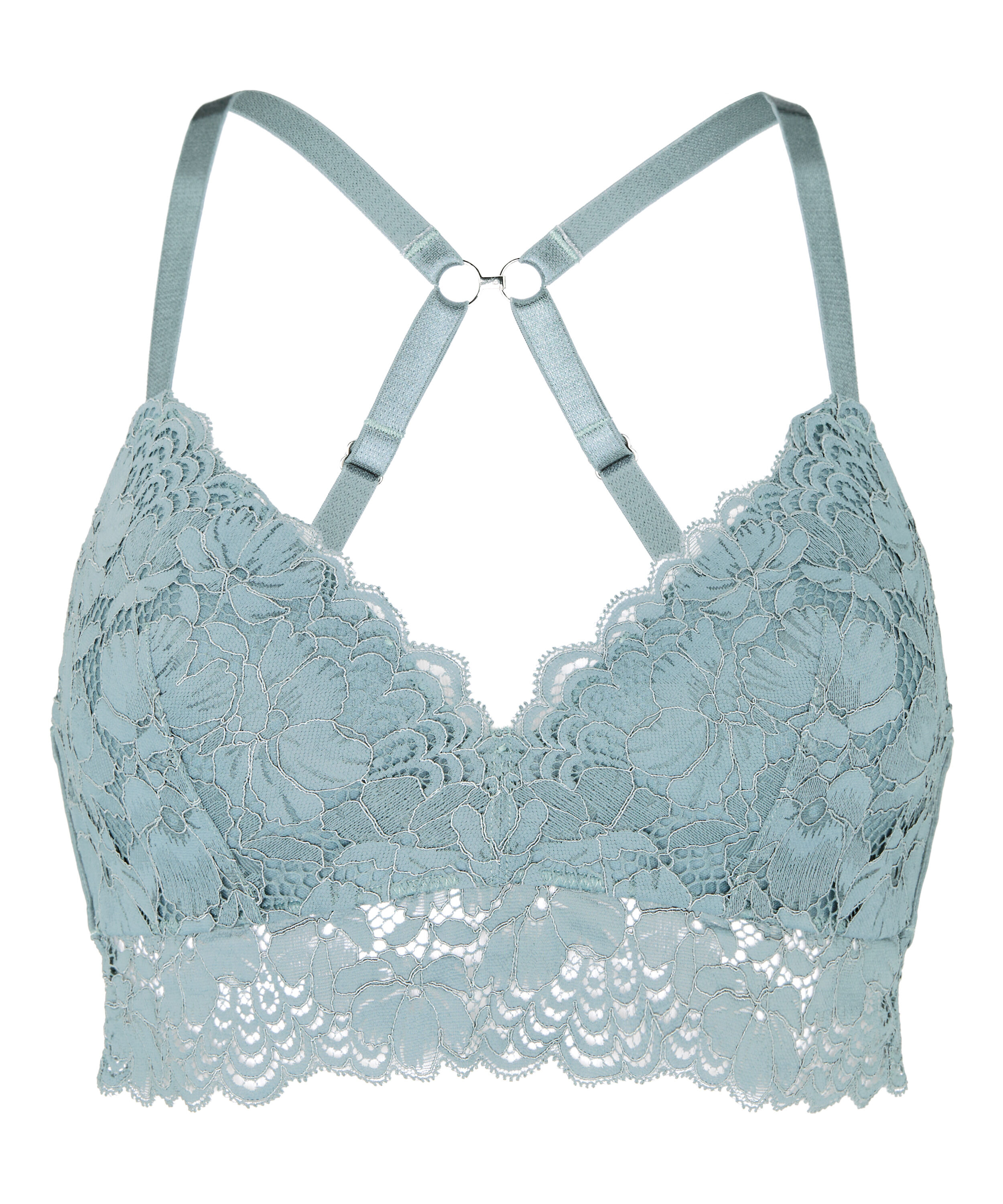 Andrea Padded Non-Wired Bra, Blue