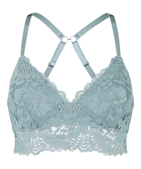 Andrea Padded Non-Wired Bra, Blue