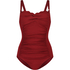 Scallop swimsuit, Red