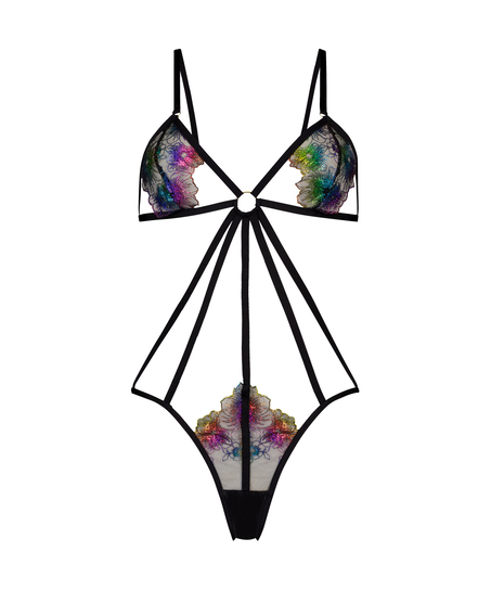 Sophia Pride Private Bodysuit, Black