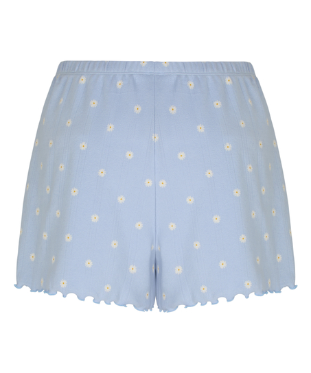 Short Pointelle, Blue