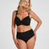 Luxe Non-Padded Underwired Bikini Top, Black