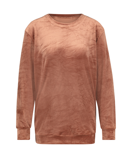 Velours Maternity Top, Pink