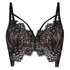 Marilee Padded Underwired Longline Bra, Black