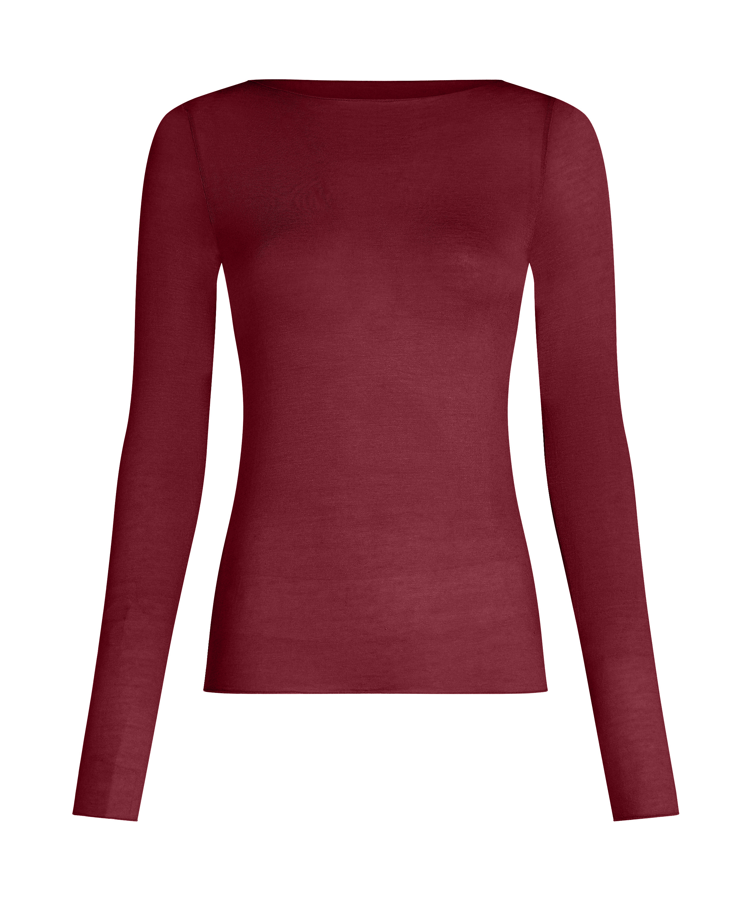 super soft Boatneck shirt with Cashmere, Red, main