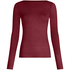 super soft Boatneck shirt with Cashmere, Red