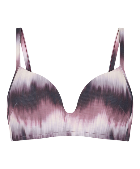 Padded Non-Wired Bikini Top Mauritius, Purple