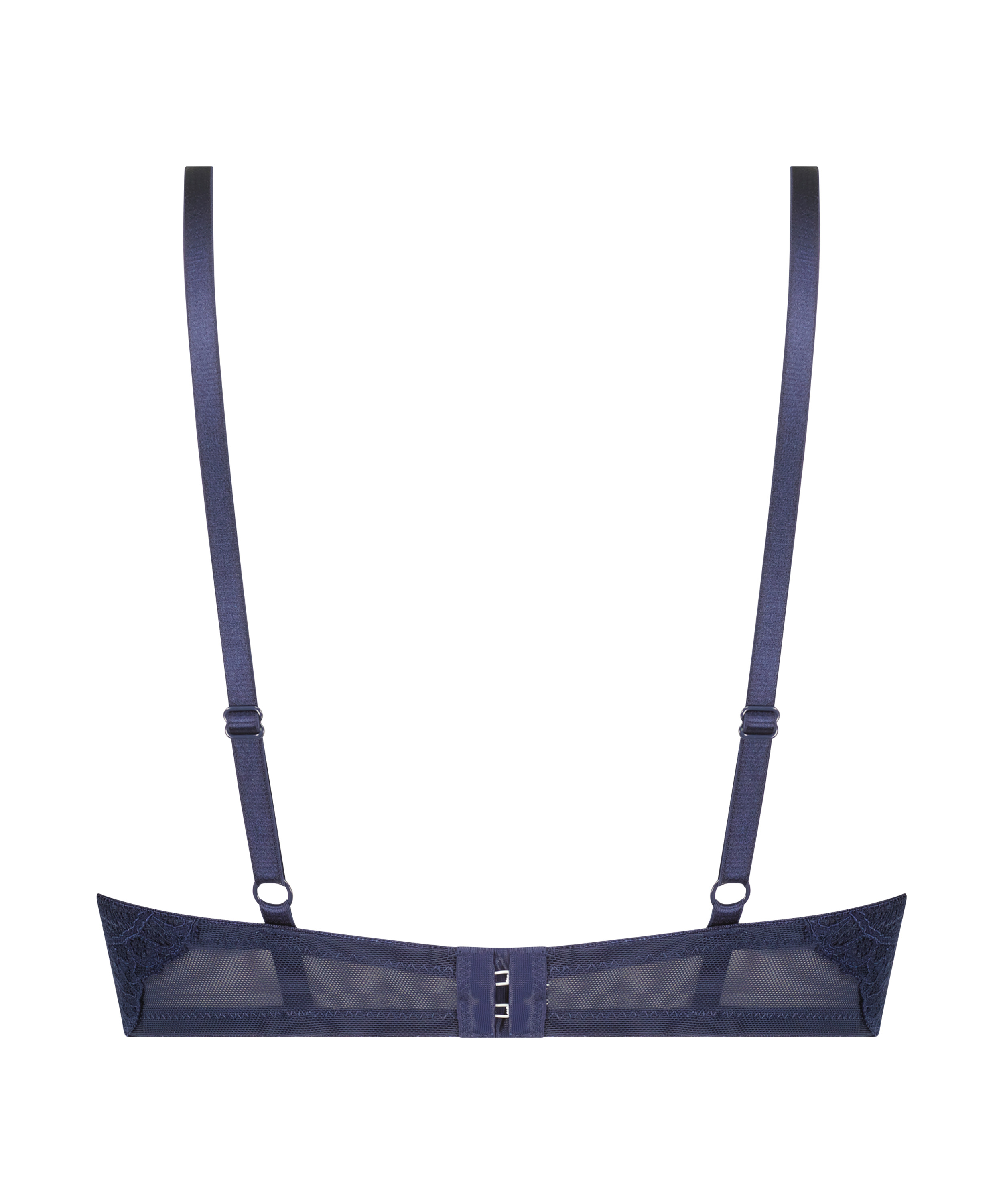 Tracey Padded Push-Up Longline Underwired Bra, Blue, main