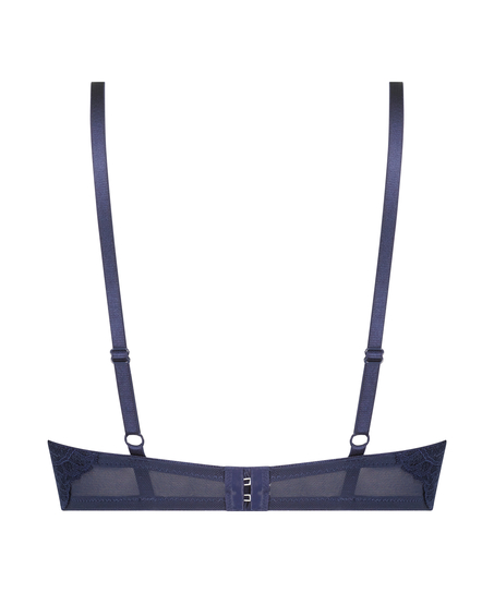 Tracey Padded Push-Up Longline Underwired Bra, Blue