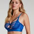 Pleasure Non-Padded Longline Underwired Bra, Blue