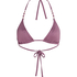 Cozumel Triangle Bikini Top, Purple