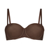 Jane Padded Strapless Underwired Bra, Brown