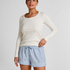 Pyjama Short Cotton Stripe, Blue