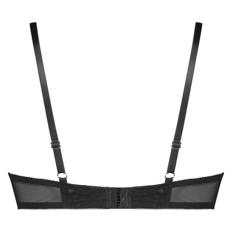 Ingrid Padded Push-up Underwired Bra, Black