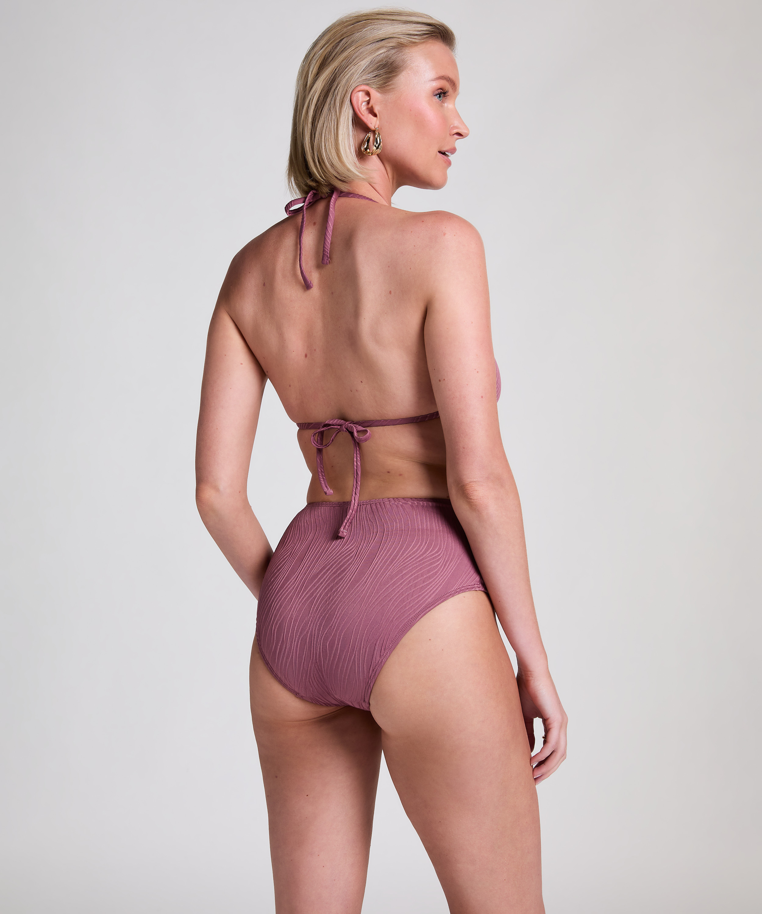 High Waist Rio Bikini Bottom, Purple, main