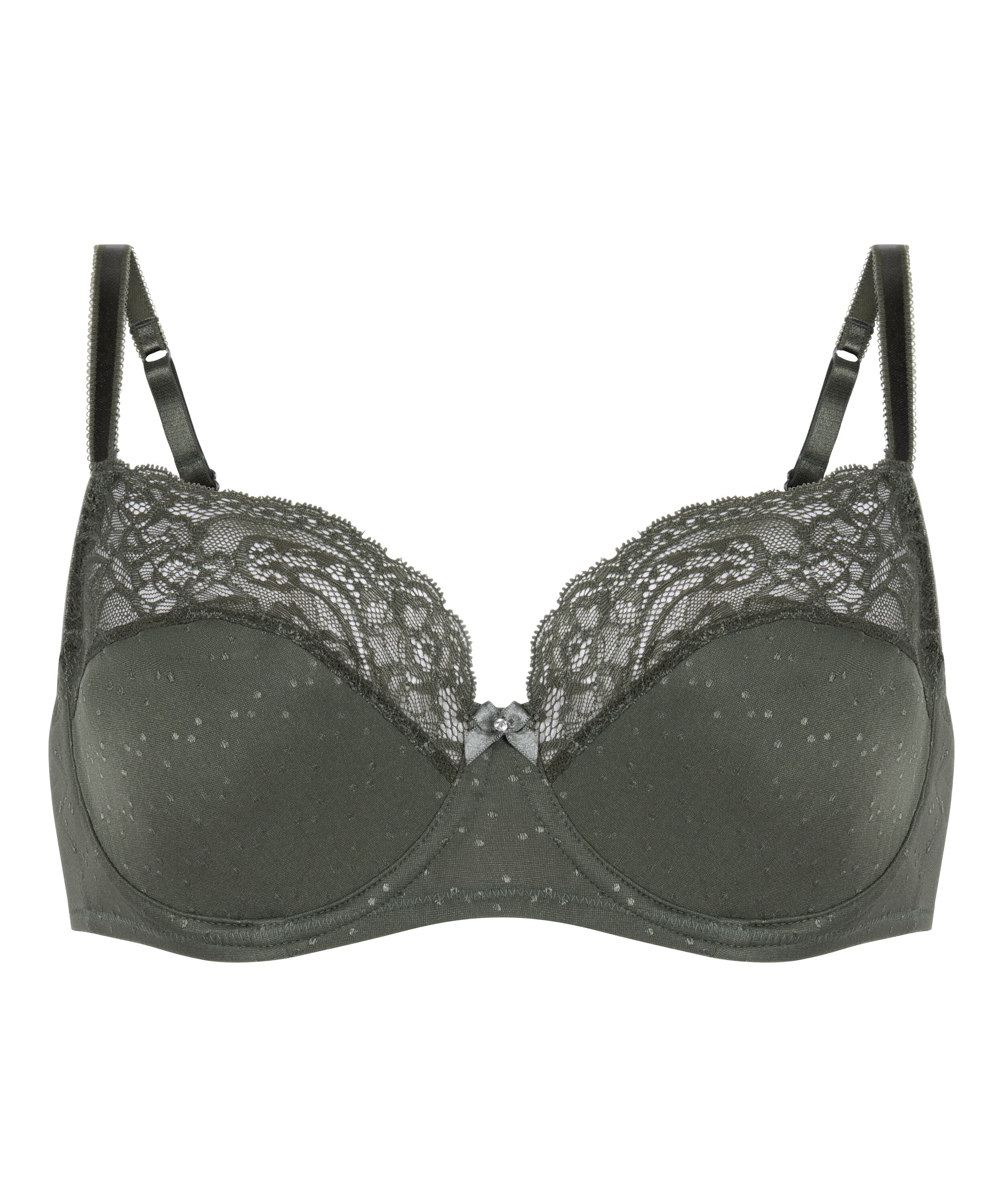 Sophie Non-Padded Underwired Bra, Green
