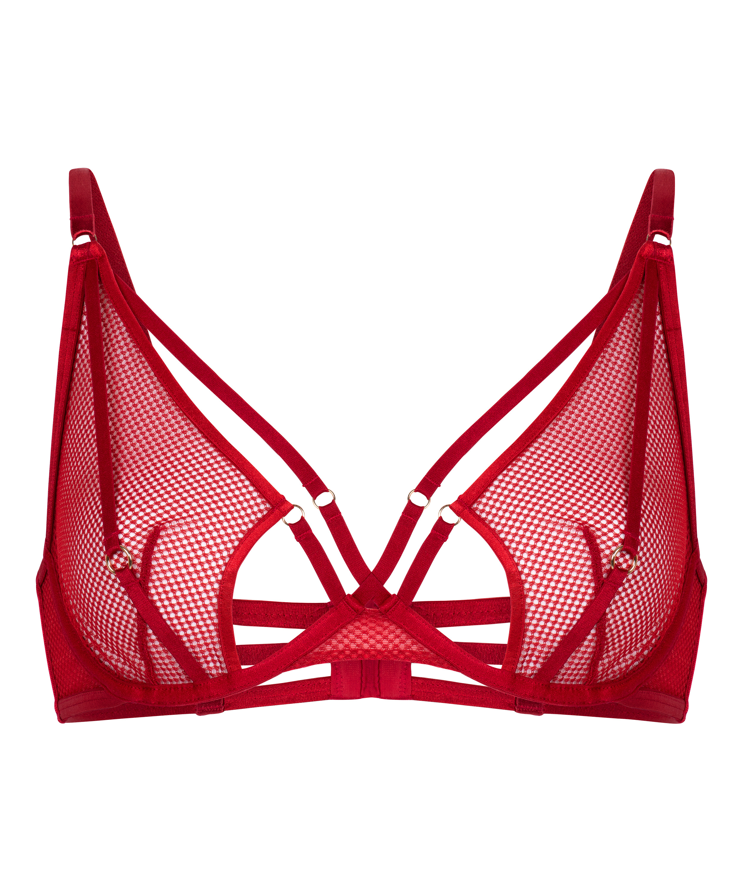 Rhys Non-Padded Underwired Bra, Red, main