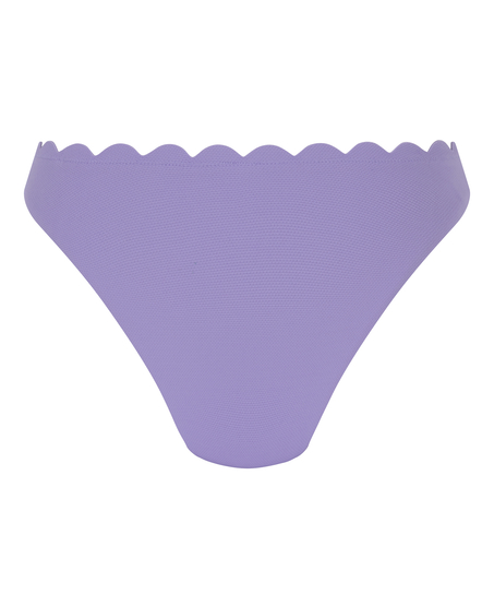 Scallop Rio Bikini Bottoms, Purple
