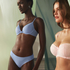 Invisible Lace Back Brazilian, Blue