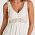 Nora Lace Slip Dress, White