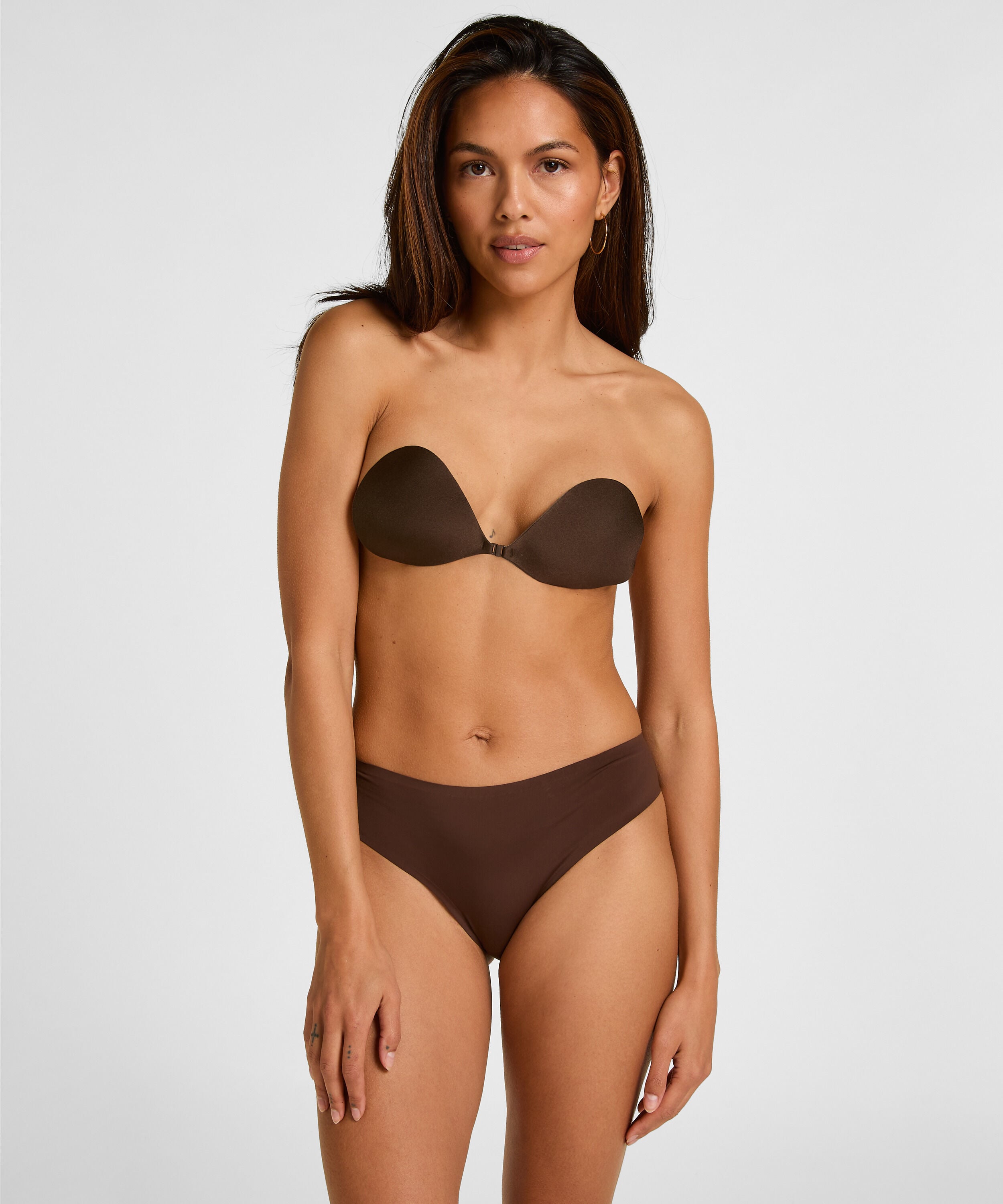 Stick on Bra, Brown