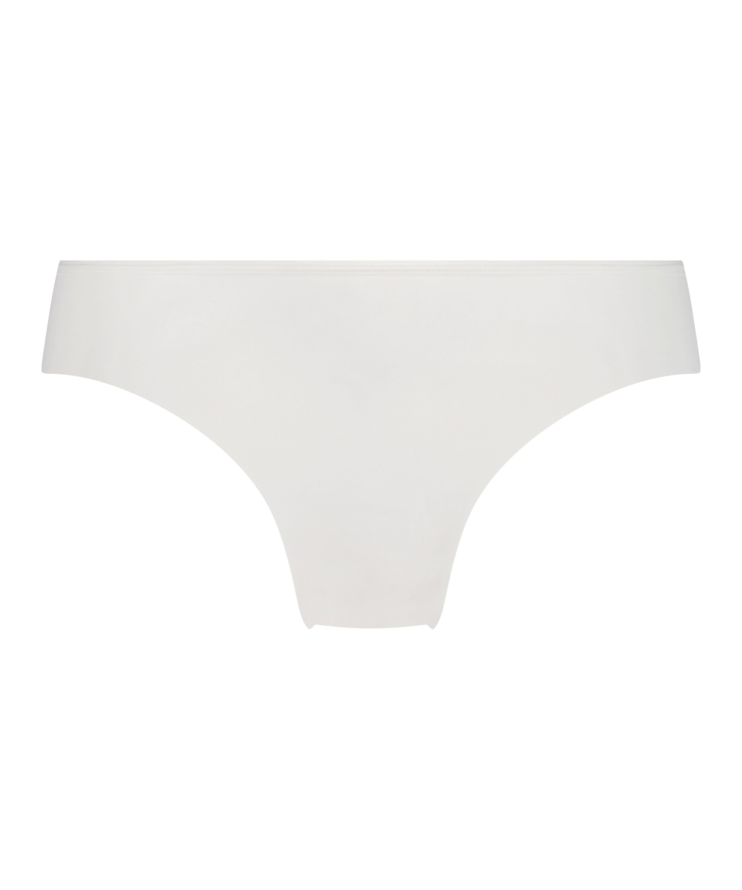 Invisible Lace Back Brazilian, White