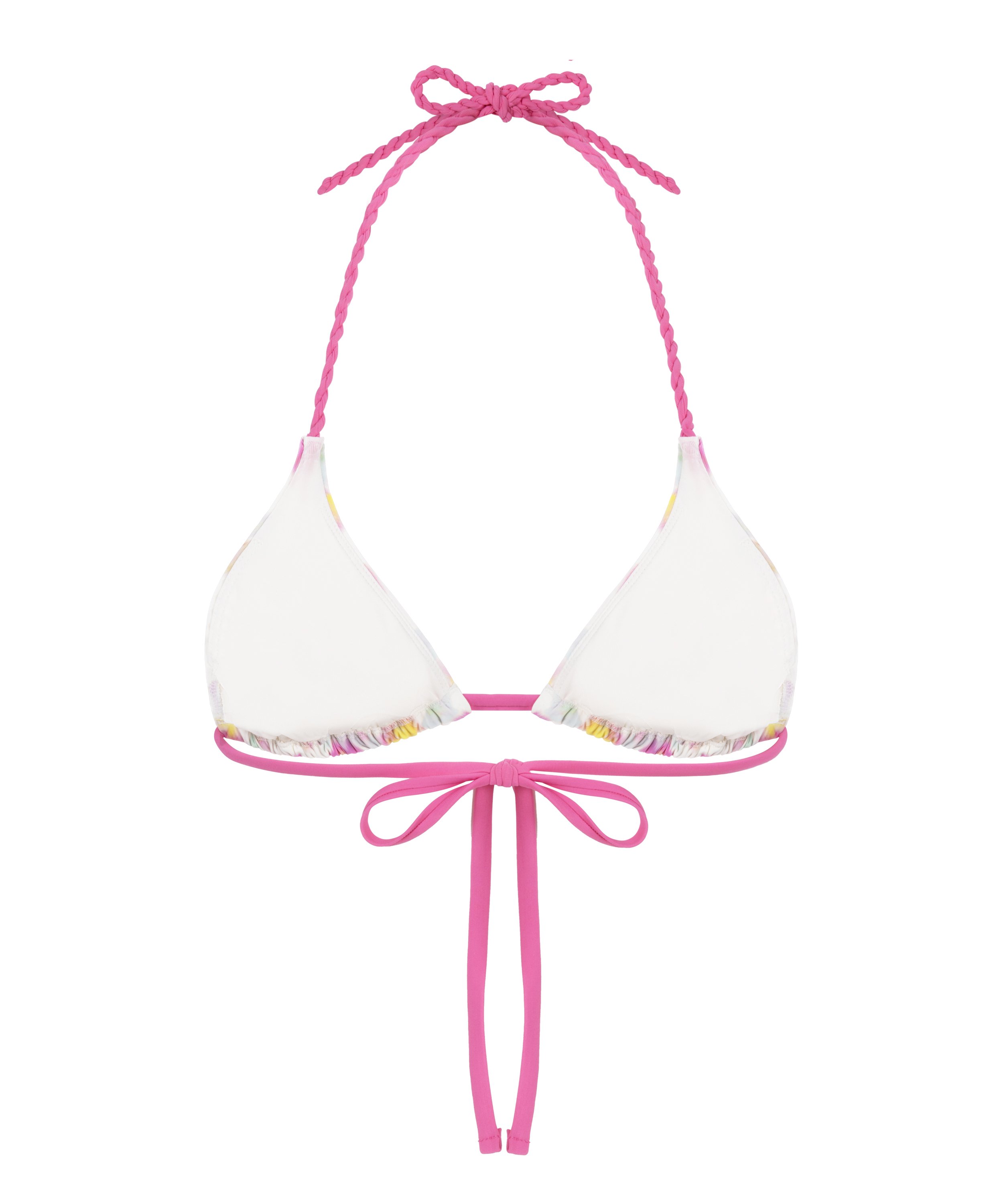 Madeira Triangle Bikini Top, Pink, main