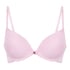 Plunge Padded Underwired Bra, Pink