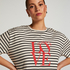 Round Neck Nightshirt, Black