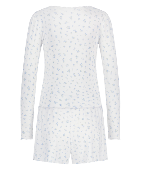 Pyjamaset Rib, Blue