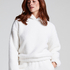 Snuggle Hoodie Fleece, White