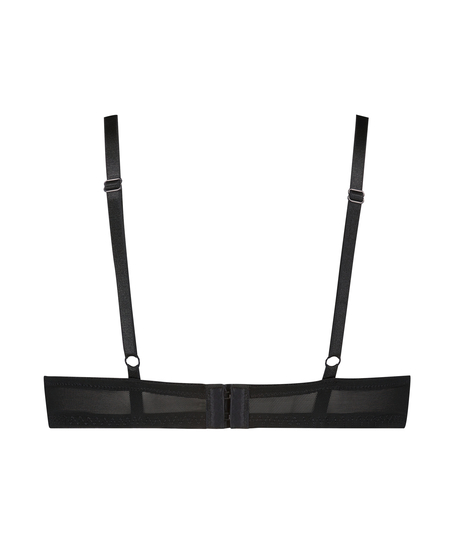 Bijou Padded Maximiser Underwired Bra, Black