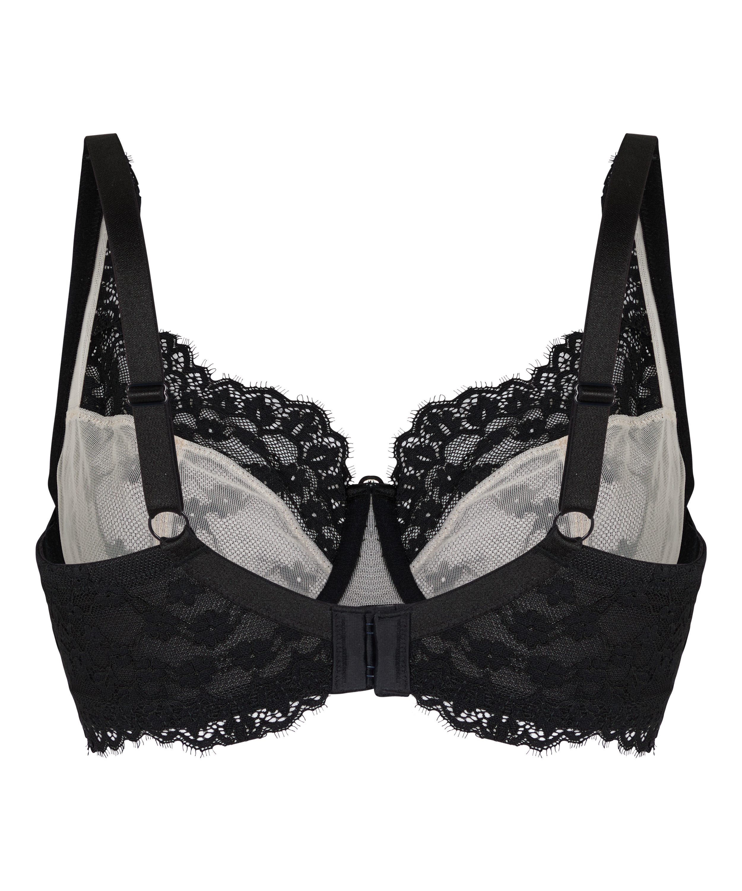 Daisy Non-Padded Underwired Bra, Black, main