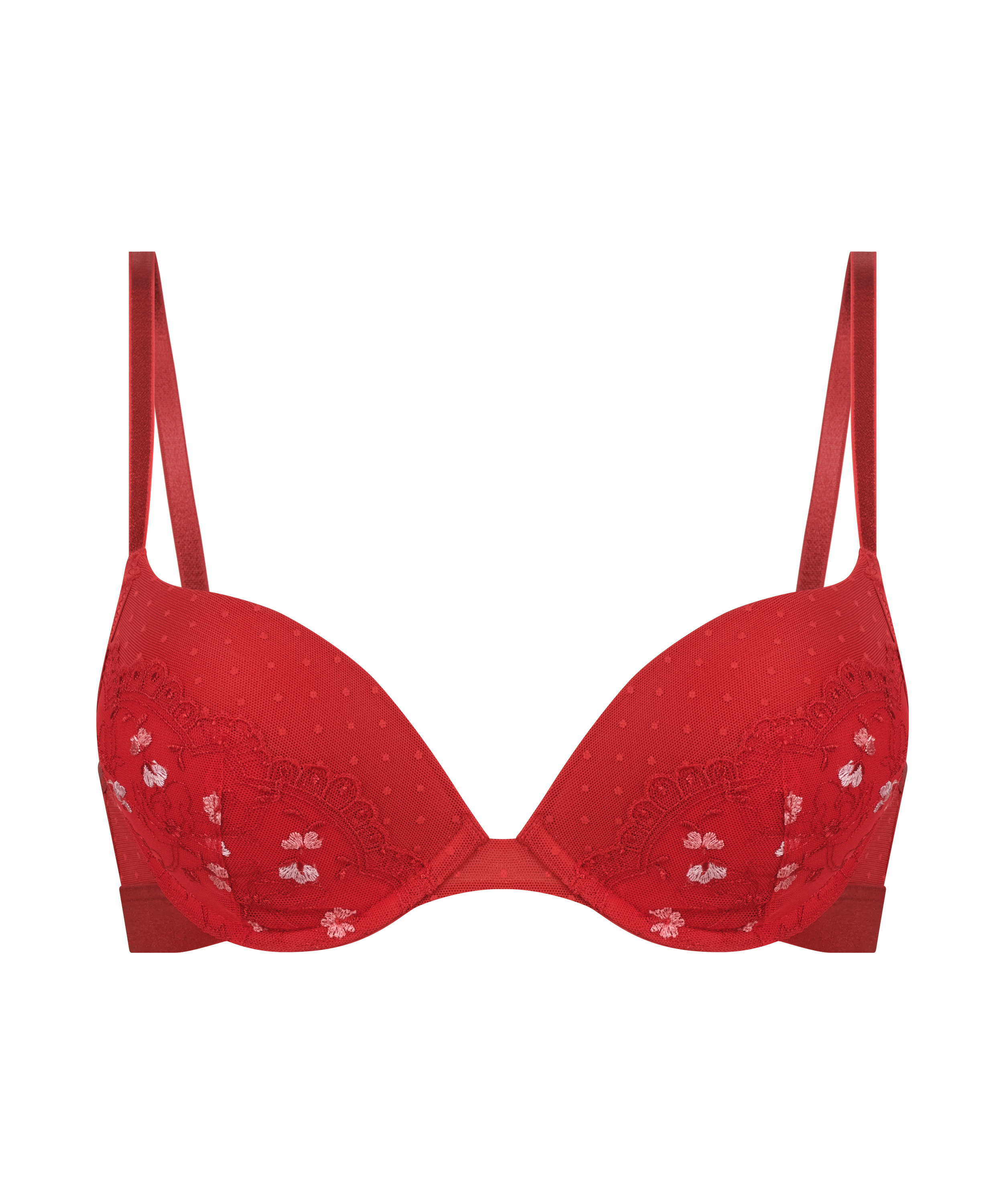 Violet Underwired Maximizer Bra, Red, main