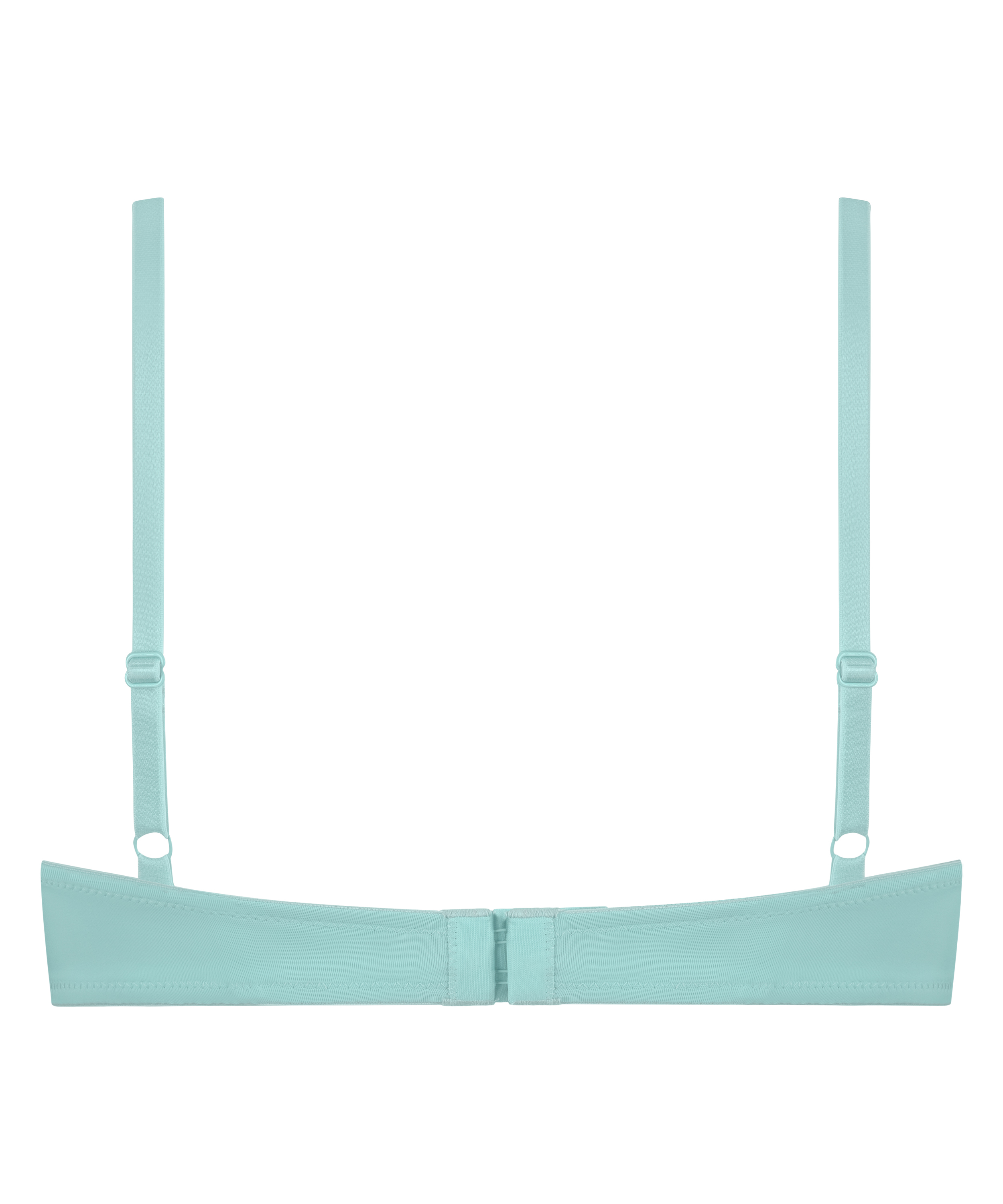 Plunge Padded Underwired Bra, Blue, main