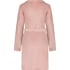 Fleece Zip Bathrobe, Pink