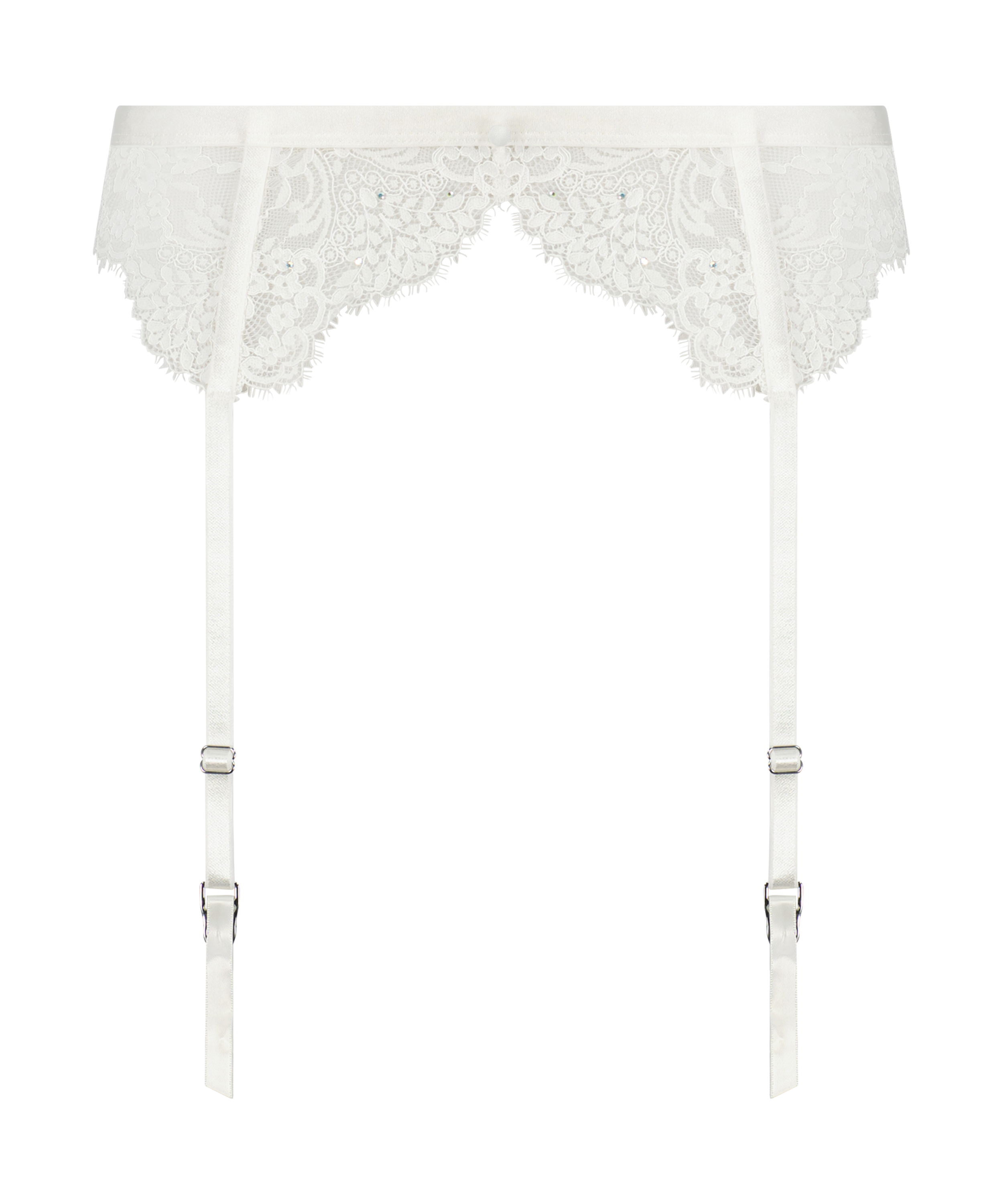 Tuppence Suspenders, White, main