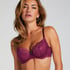 Marine Non-Padded Underwired Bra, Purple