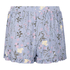 Jersey Ruffled Shorts, Purple