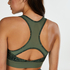 HKMX The Classic Level 1 Sports Bra, Green