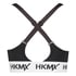 HKMX The Crop Logo Sports Bra Level 1, Black