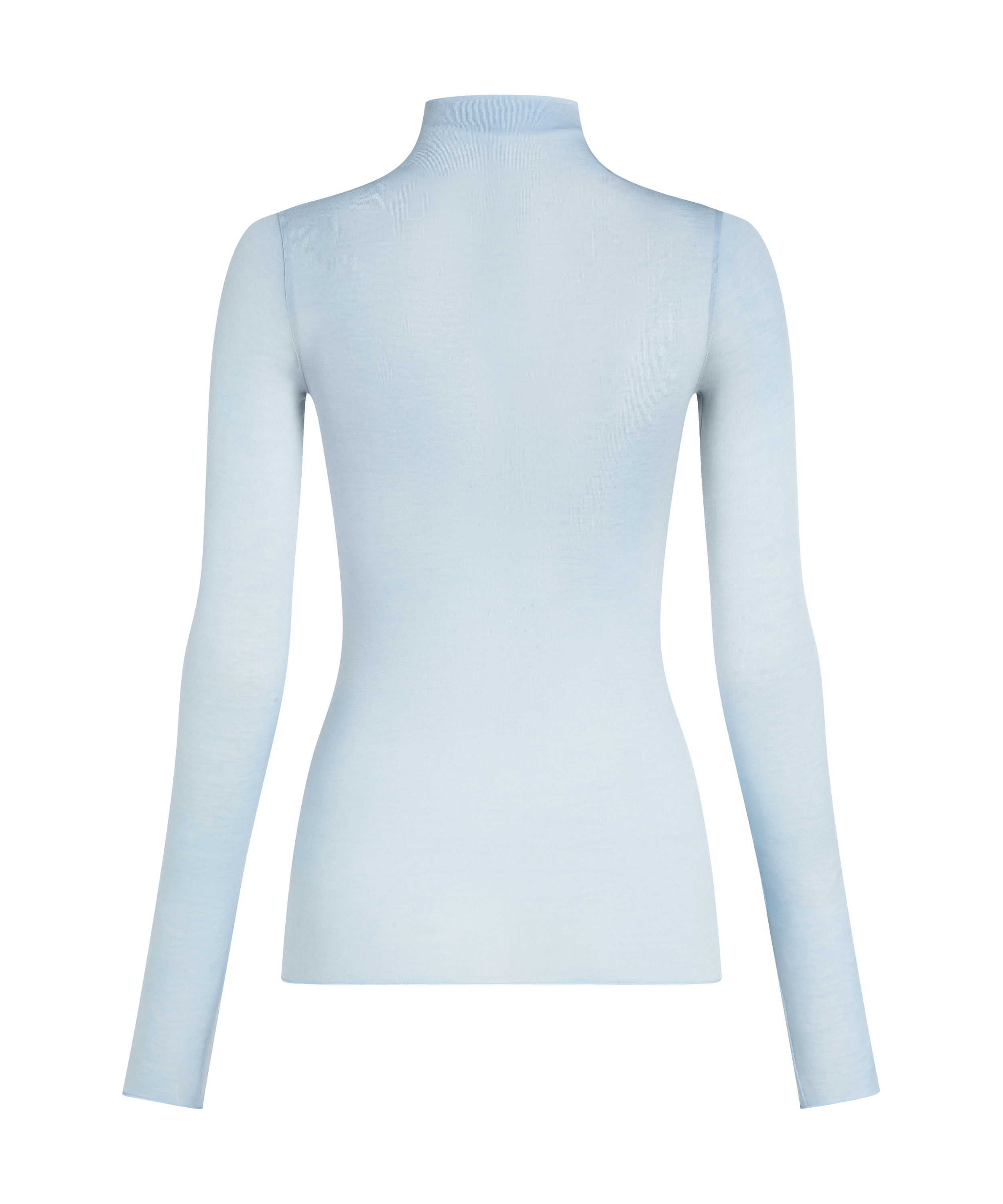 super soft Turtleneck shirt with Cashmere, Blue, main