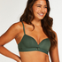 Padded Non-Wired Bra, Green