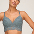 Andrea Padded Non-Wired Bra, Blue