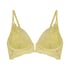 Sali Padded Underwired Longline Bra, Yellow