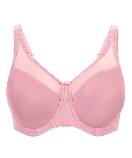 Nina Non-Padded Underwired Minimizer Bra, Pink