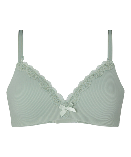 Lola Padded Non-Wired Bra, Green