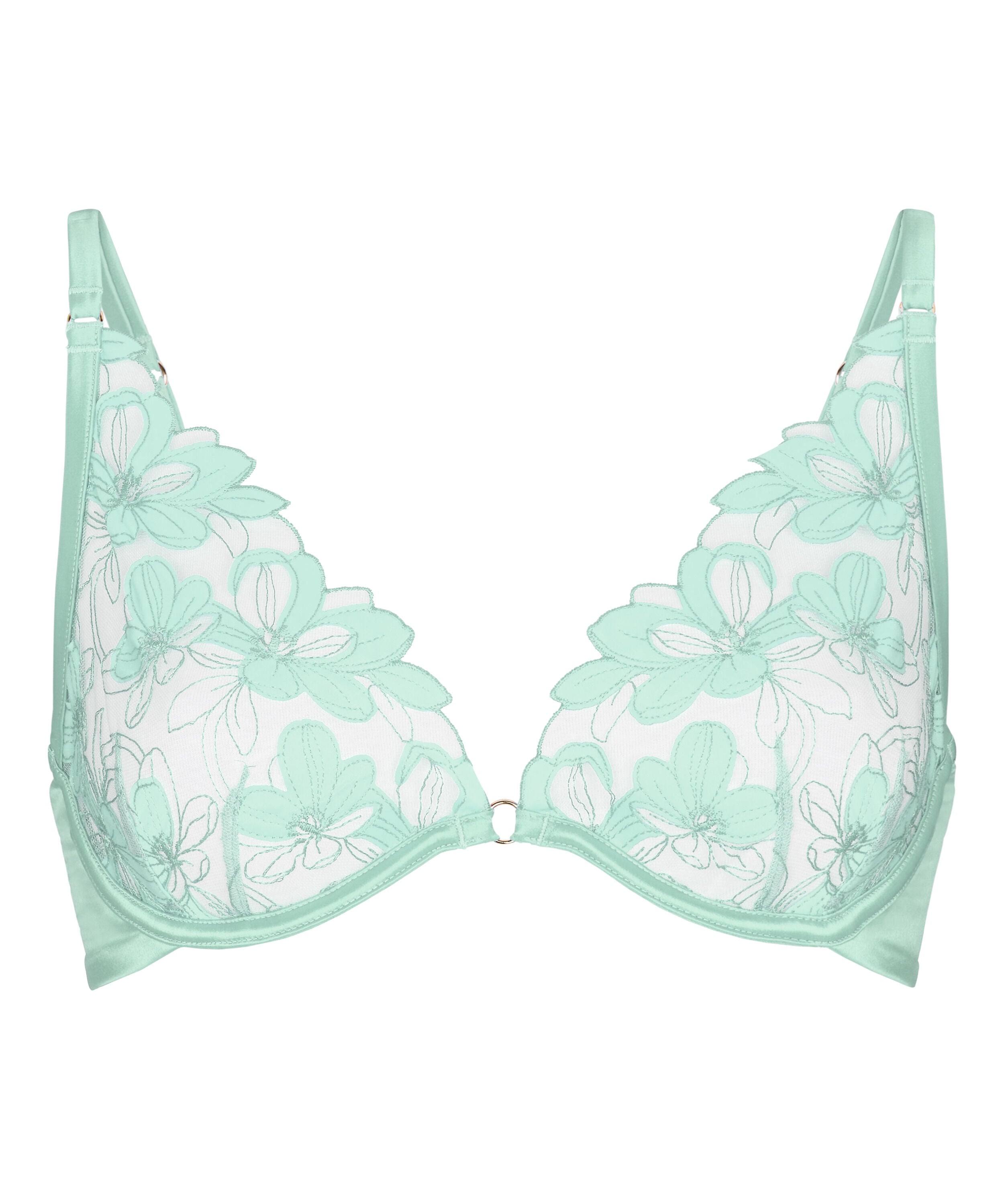 Non-Padded Underwired Bra Beatrice, Green