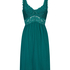 Modal Lace Slip Dress, Green